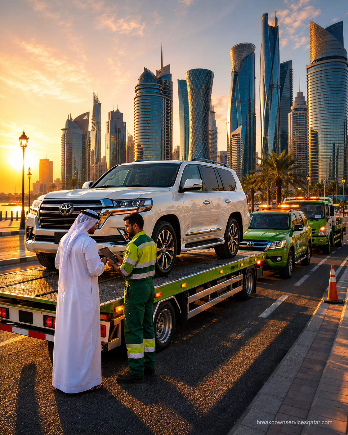 24 Hour Breakdown Service Qatar roadside assistance