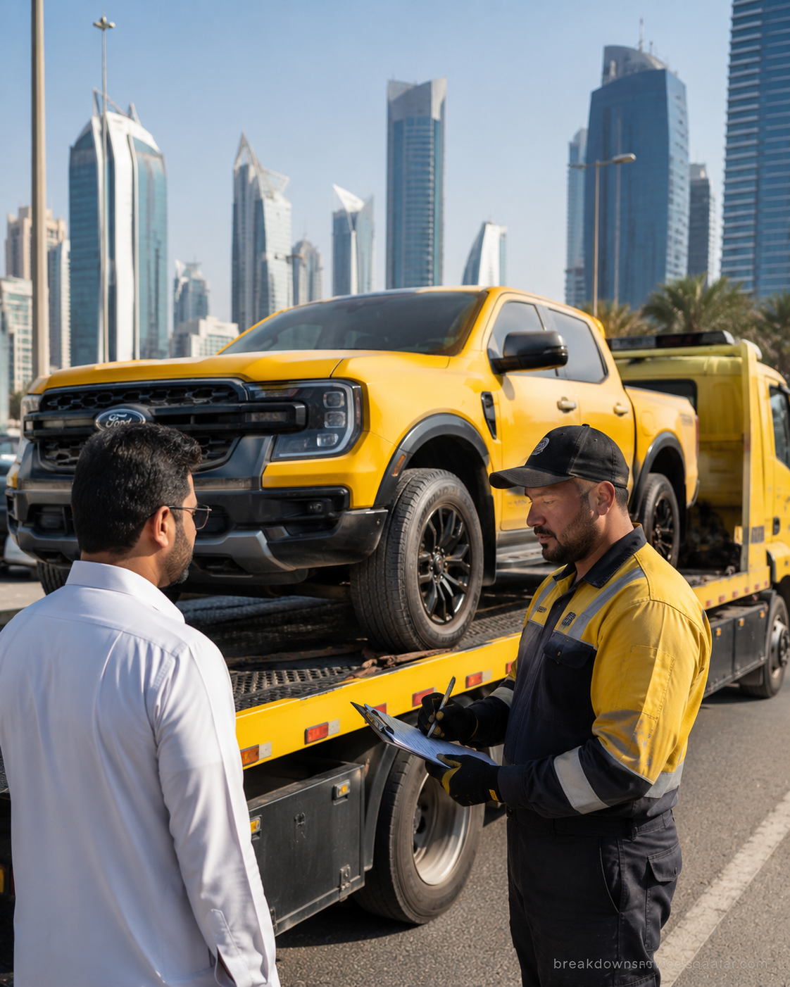 24 hour towing qatar roadside assistance