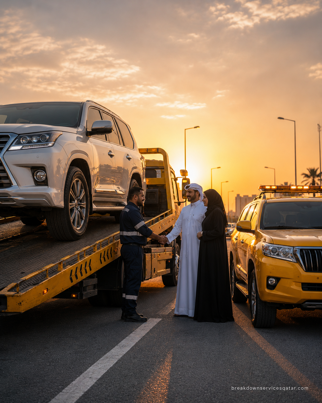 Car Recovery Doha roadside assistance