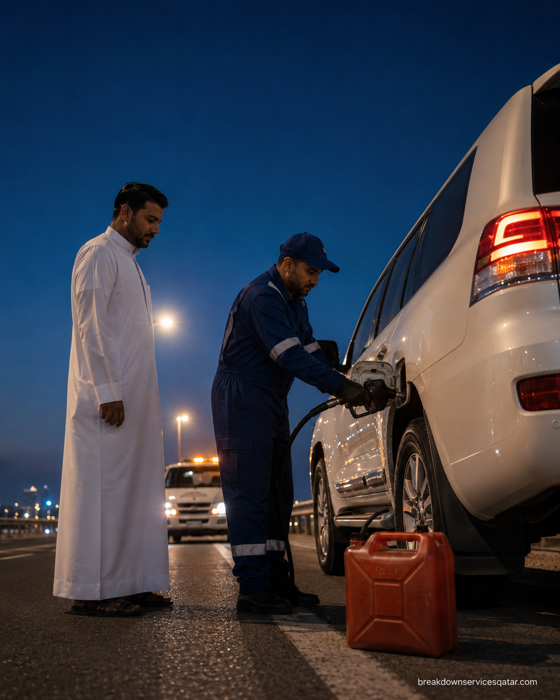 Emergency Fuel Delivery Qatar roadside assistance