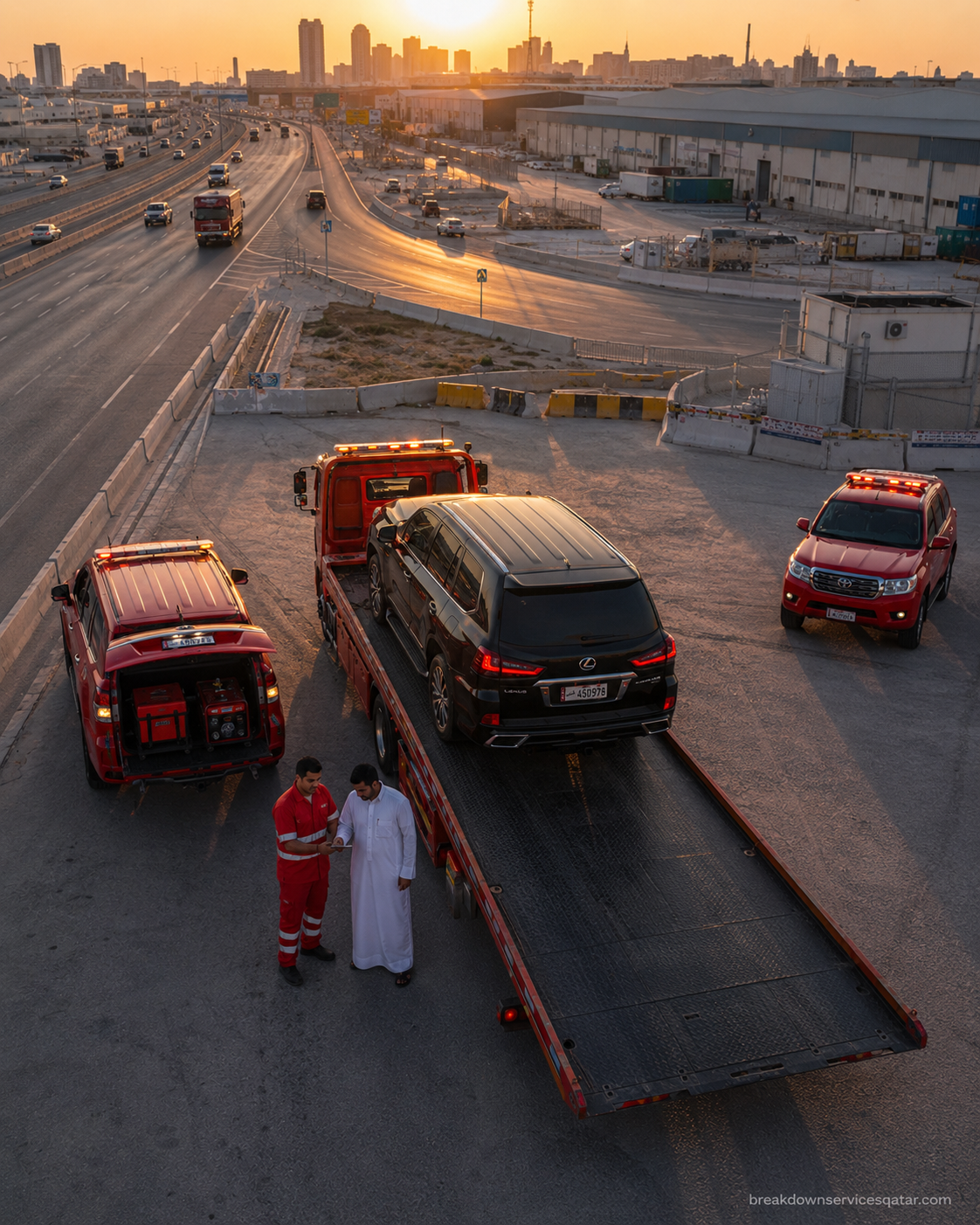 Emergency Roadside Help Qatar service in Qatar