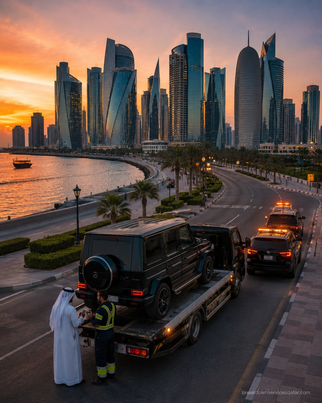 Emergency Roadside Help Qatar roadside assistance