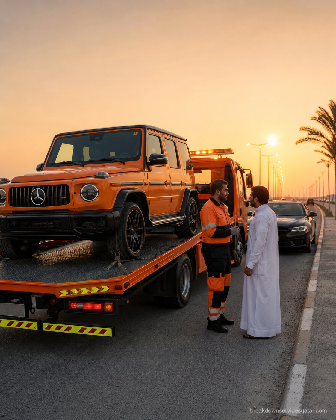 Luxury Car Towing Qatar service in Qatar
