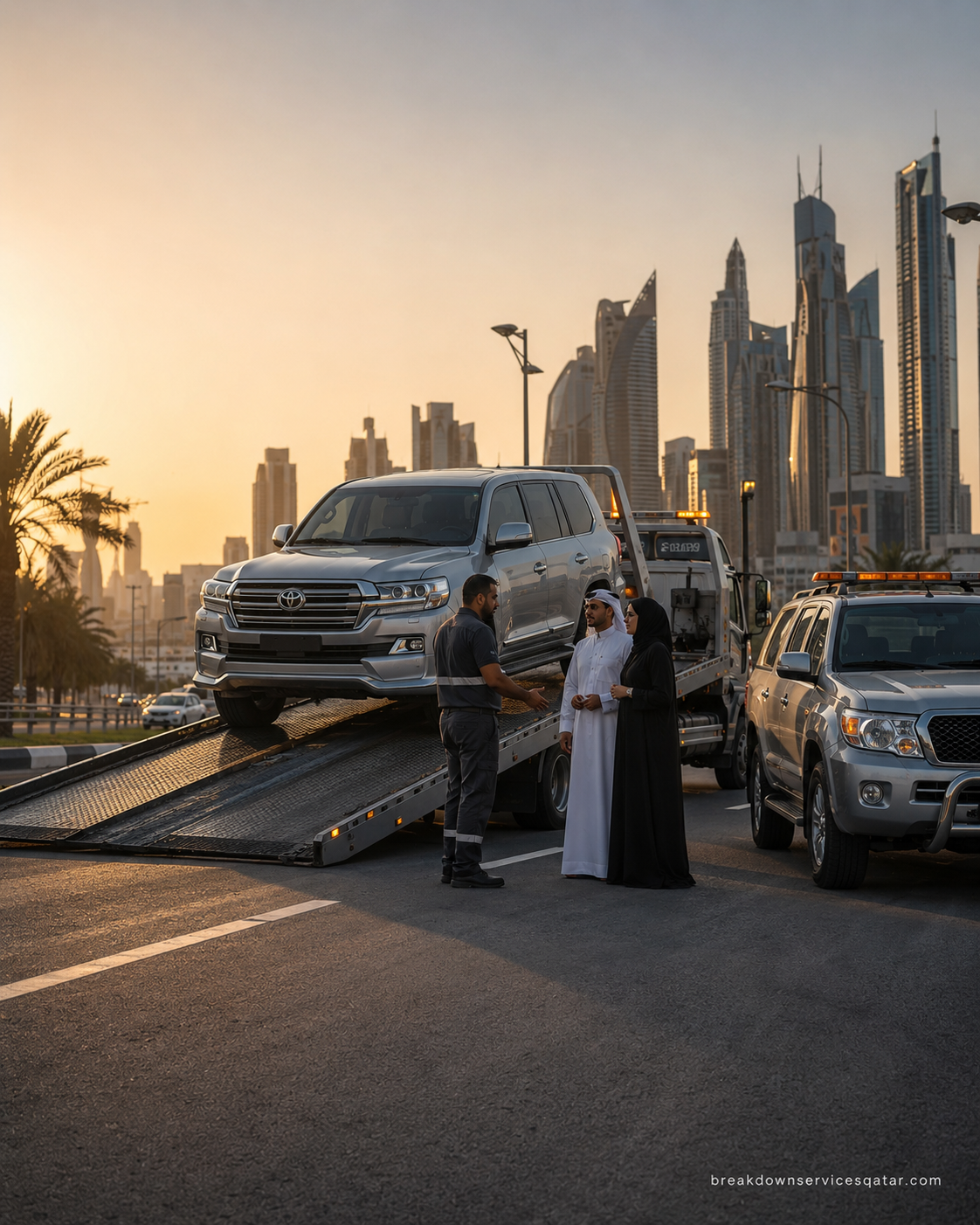 Recovery Truck Qatar roadside assistance