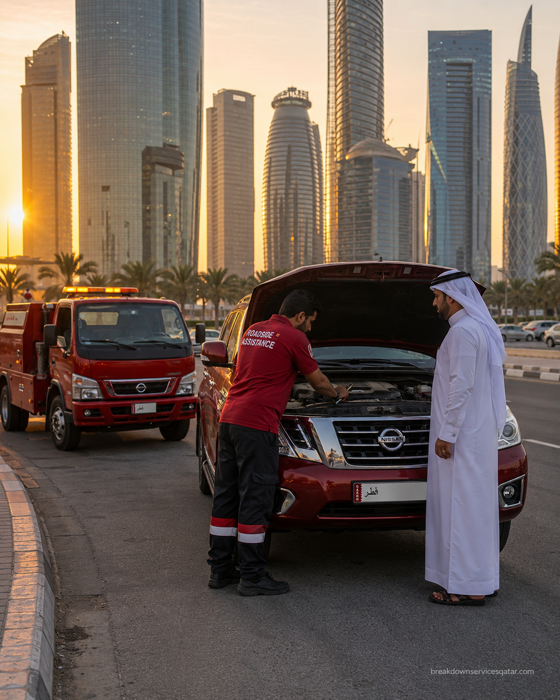 Roadside Assistance Lusail service in Qatar