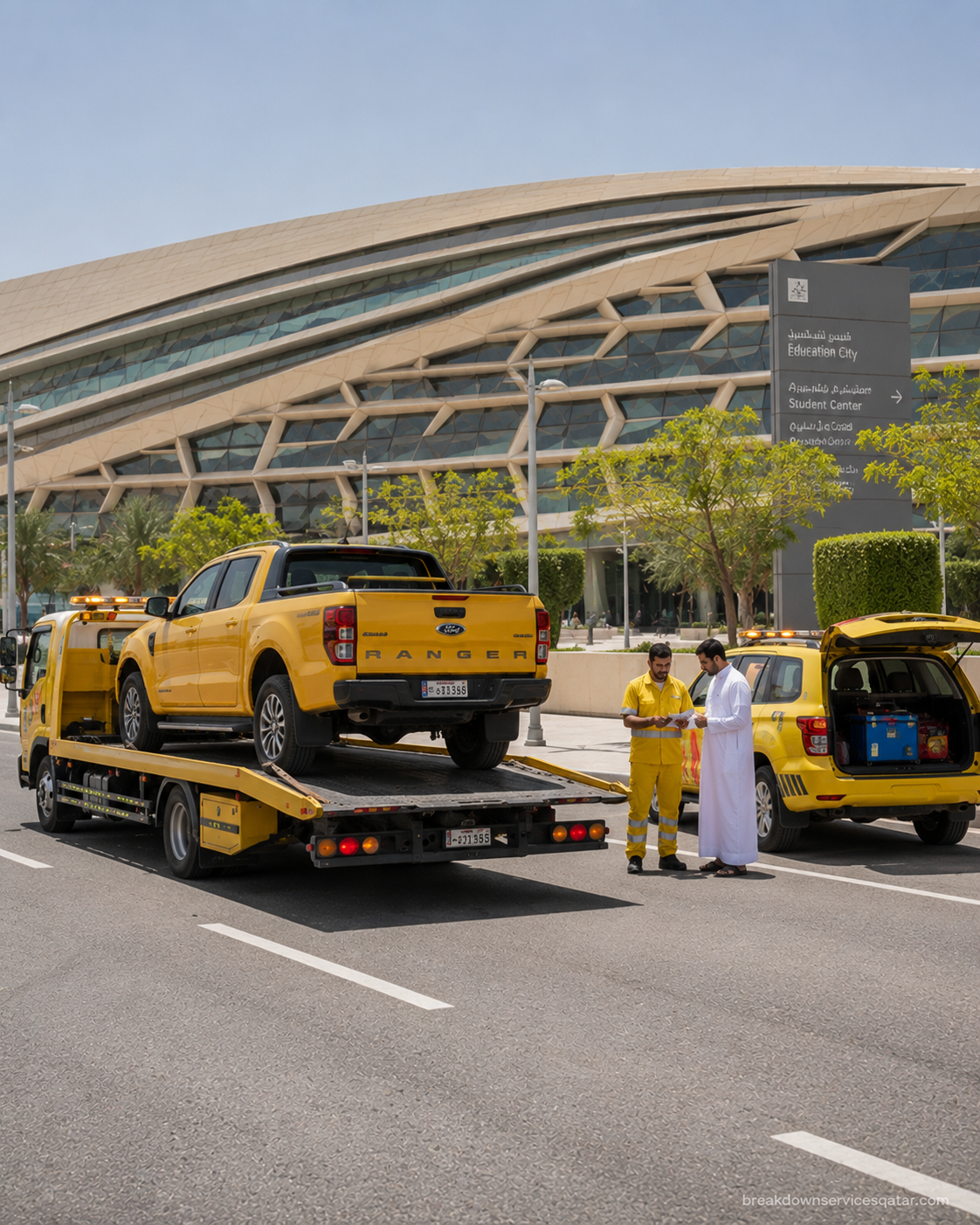 Truck Towing Doha service in Qatar