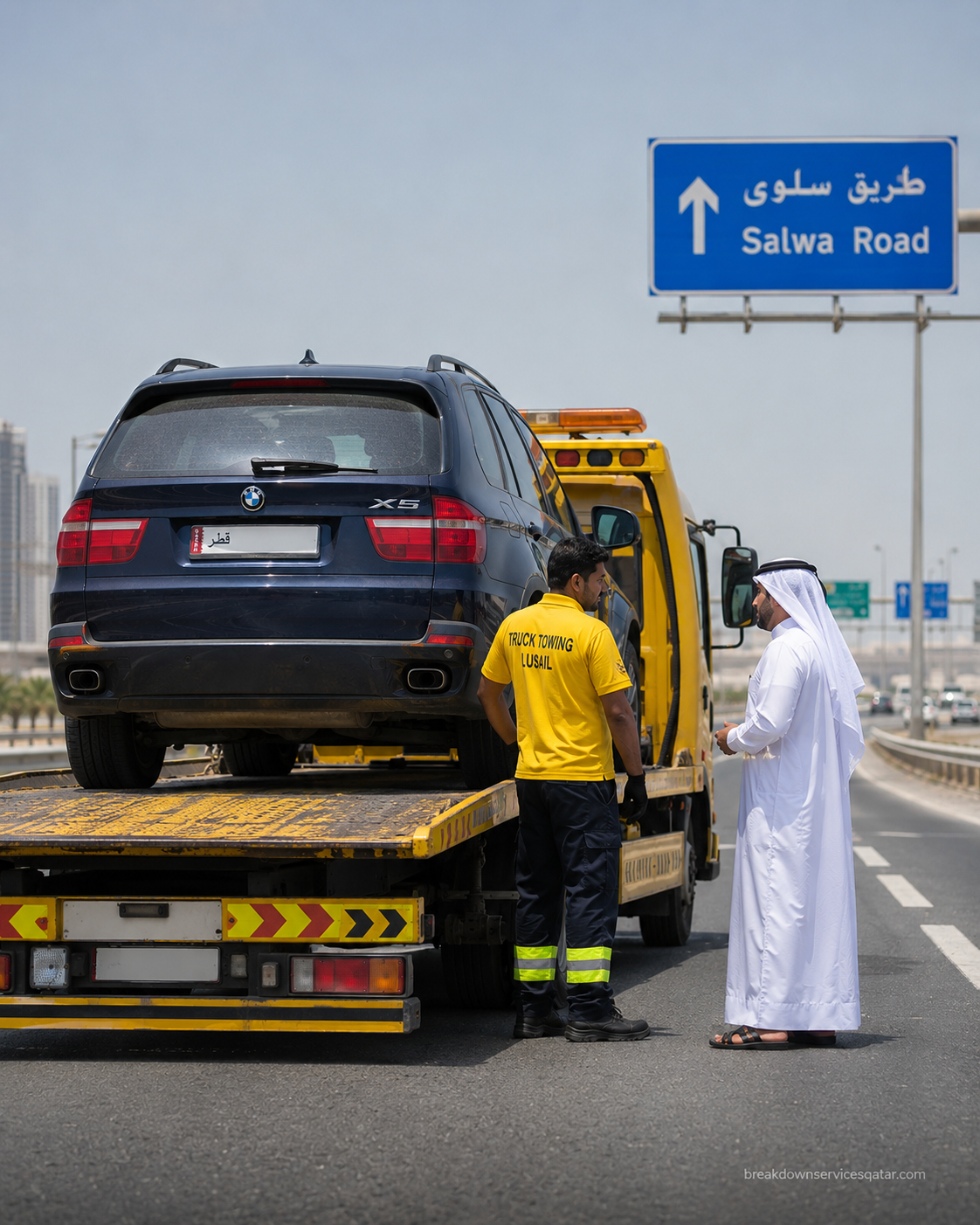 Truck Towing Lusail service in Qatar